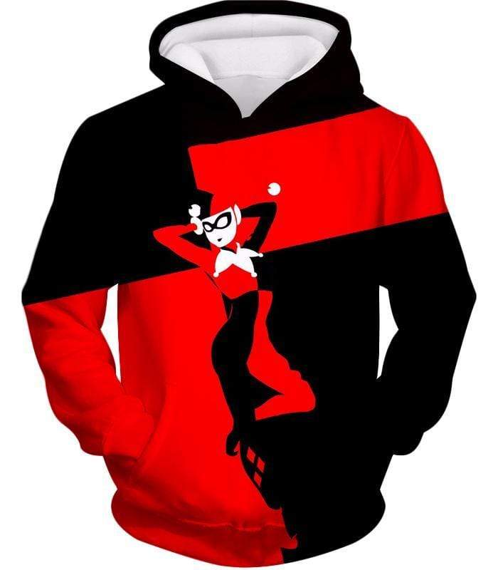 Harley Quinn Promo Red And Black Hoodie - Hoodie