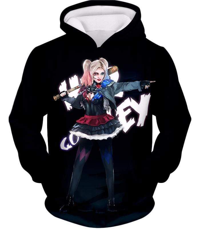 Hottest DC Villain Harley Quinn Promo HD Black Hoodie