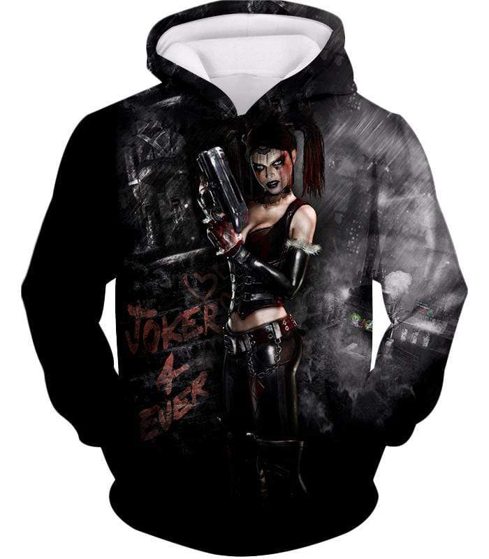 Jokers Love Harley Quinn Cool Action Promo Hoodie - Hoodie