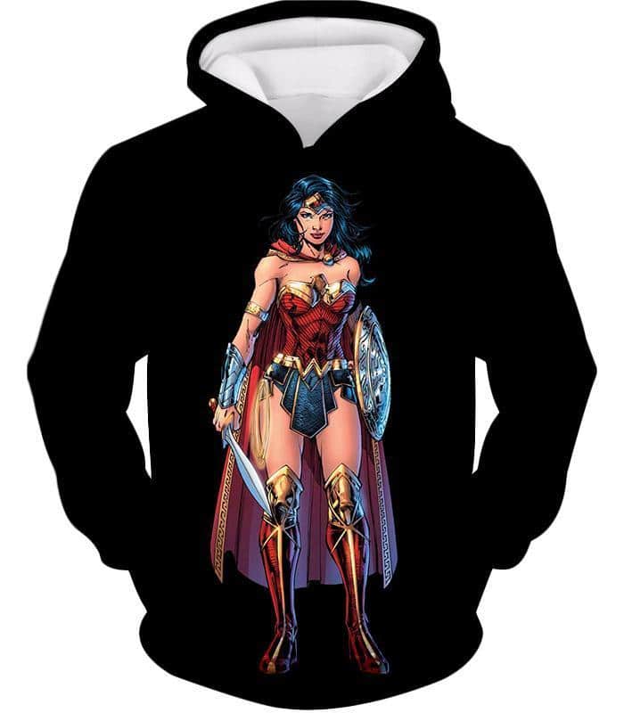 Best Amazonian Wonder woman Cool Black Hoodie