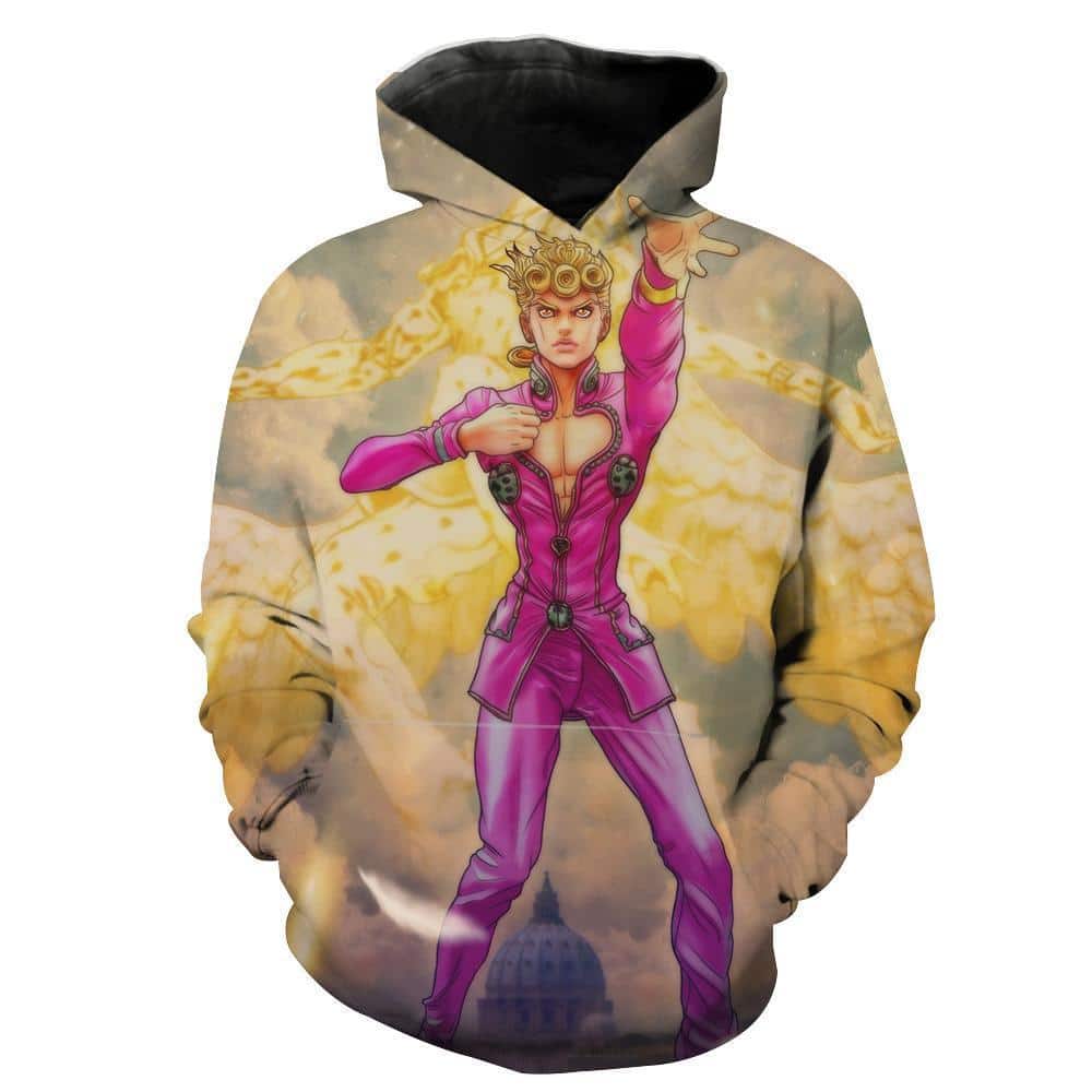 Giorno Stand Hoodie - JoJo Bizarre Clothing Stance Hoodie