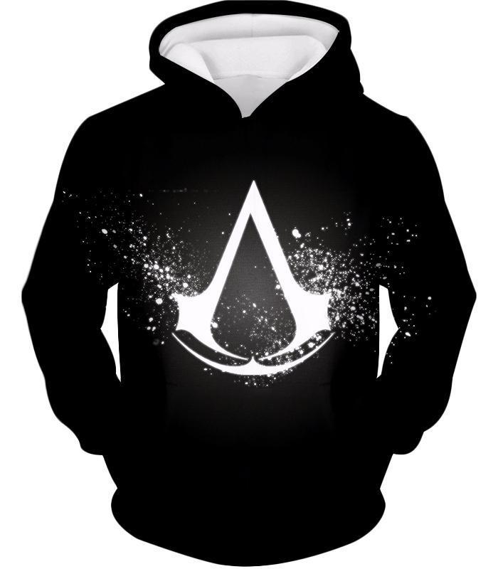 Logo Assassin's Creed Cool Black Hoodie - Hoodie