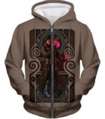 Super Hero Gambit Promo Grey Hoodie - Zip Up Hoodie