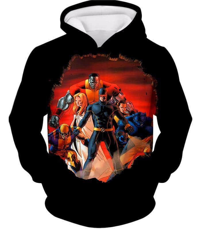 X-Men Heroes Black Hoodie - Hoodie