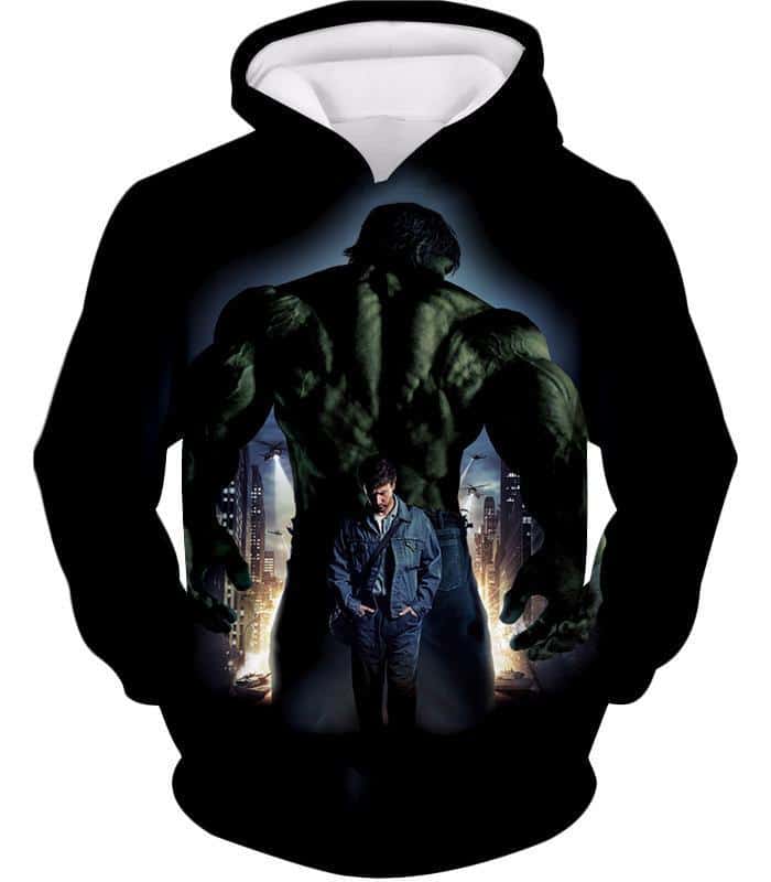 Edward Nortons The Incredible Hulk Promo Black Hoodie