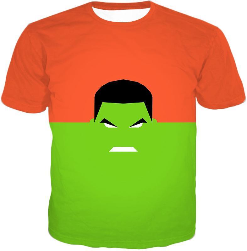 Fearsome Hulk Red And Green Hoodie - T-Shirt