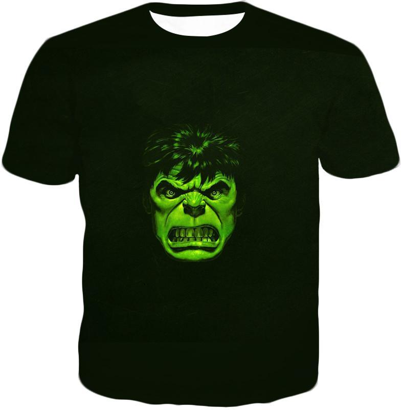 Incredible Green Hulk Promo Black Hoodie - T-Shirt
