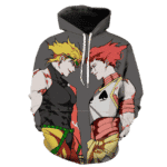 Hisoka And Dio Hoodie - Hunter X Hunter X JoJo's Adventure Hoodie