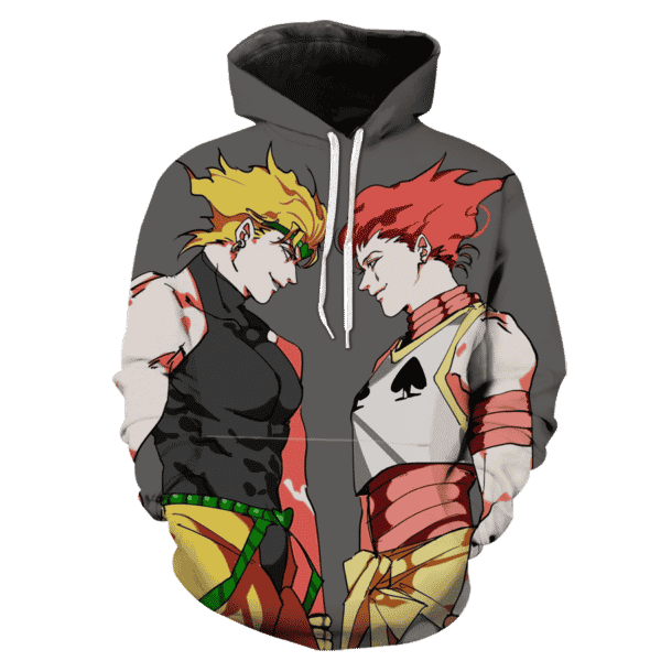 Hisoka And Dio Hoodie - Hunter X Hunter X JoJo's Adventure Hoodie