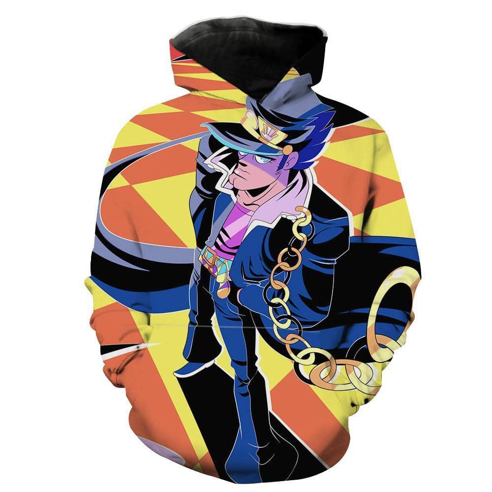 Jotaro Hoodie - HoJo's Bizarre Adventure Hoodie Anime Clothes