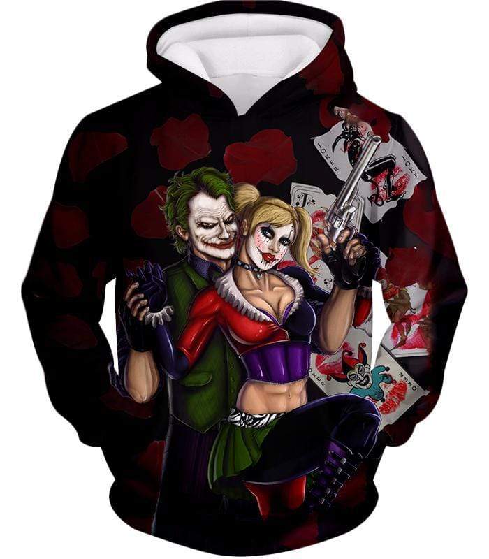 Best Villain Couple Joker X Harley Quinn Graphic Hoodie