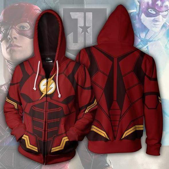 Justice League Hoodie - The Flash Jacket