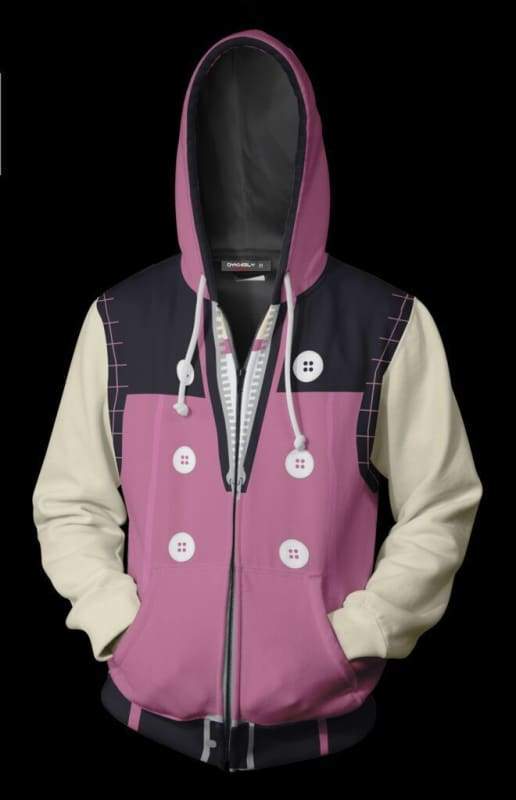 Kingdom Hearts III Kairi Pink Zip Up Hoodie Jacket