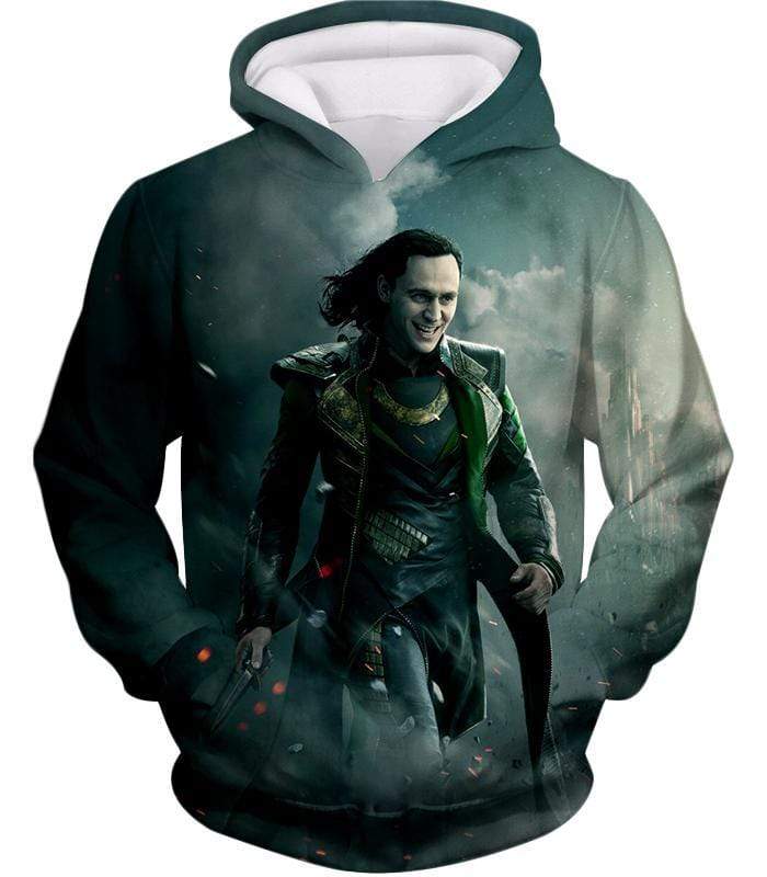 Loki Odinson The War Criminal Avengers Promo Action Hoodie