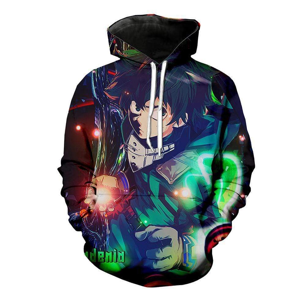 My Hero Academia Hoodie - Izuku Powering Up Hoodie