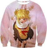 My Hero Academia Hoodie - My Hero Academia Himiko Toga Anime White Hoodie - Sweatshirt