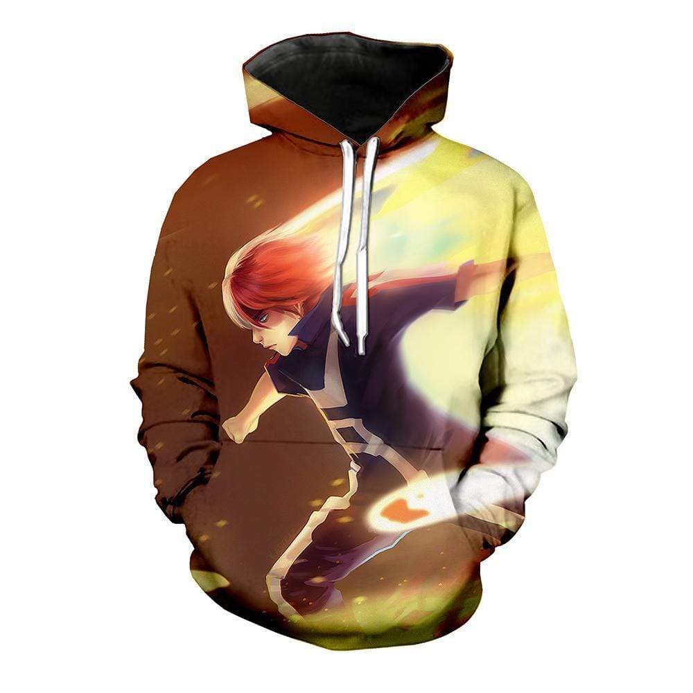 My Hero Academia Hoodie - Shoto Attacking Hoodie