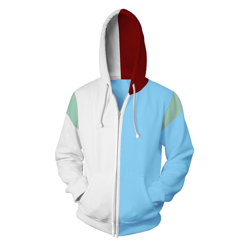 My Hero Academia Hoodies - Shoto Todoroki Zip Hoodie