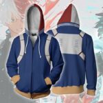 My Hero Academia Hoodies - Shoto Todoroki Zip Up Hoodie