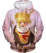 My Hero Academia Zip Up Hoodie - My Hero Academia Himiko Toga Anime White Zip Up Hoodie - Hoodie