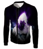 Boruto Ninja Art Sasuke Cursed Seal Black Zip Up Hoodie - Jacket