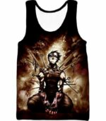 Boruto Zabuza Momochi Demon Of The Hidden Mist Super Cool Black Zip Up Hoodie - Tank Top