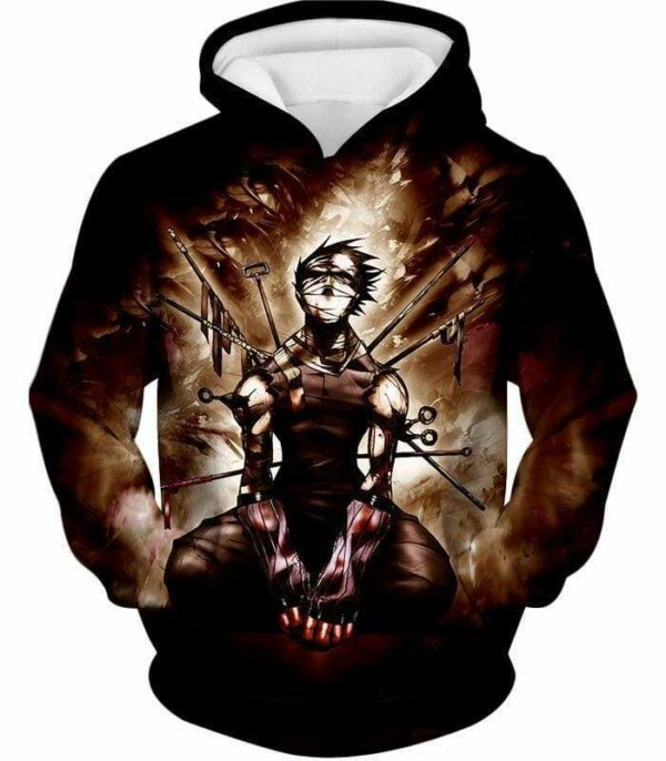 Boruto Zabuza Momochi Demon Of The Hidden Mist Super Cool Black Zip Up Hoodie - Hoodie