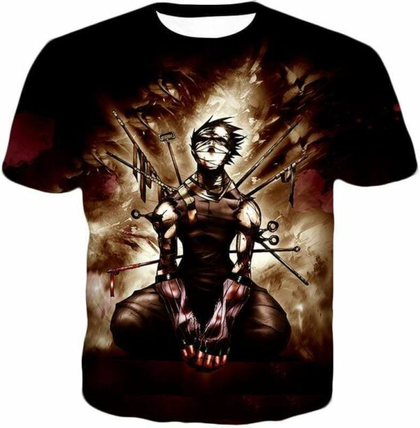 Boruto Zabuza Momochi Demon Of The Hidden Mist Super Cool Black Zip Up Hoodie - T-Shirt