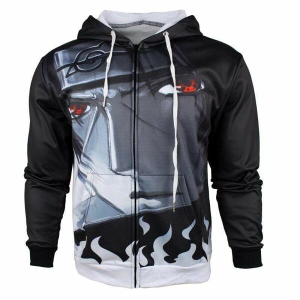 Itachi Hoodie Uchiha Family Clan Zip Up - Naruto Hoodie