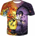 Naruto Brothers Naruto And Sasuke Hoodie - T-Shirt