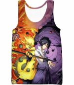 Naruto Brothers Naruto And Sasuke Hoodie - Tank Top