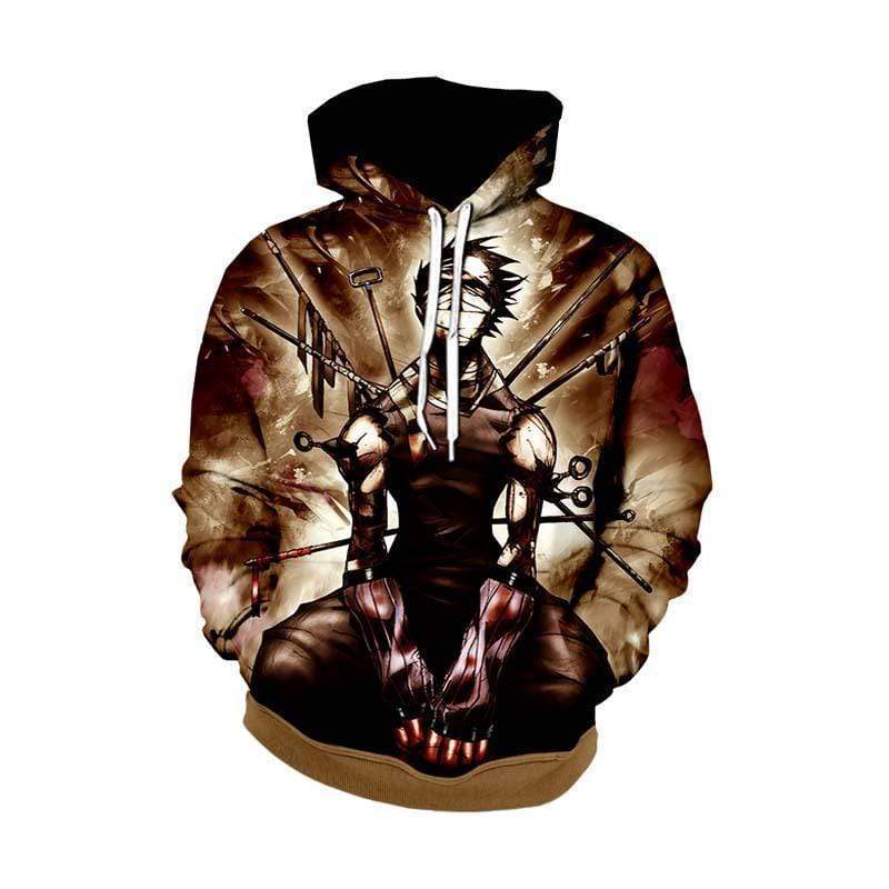 Zabuza Momochi Demon Of The Hidden Mist Hoodie - Naruto 3D Hoodies Jacket Zip Up Hoodie - PullOver Hoodie