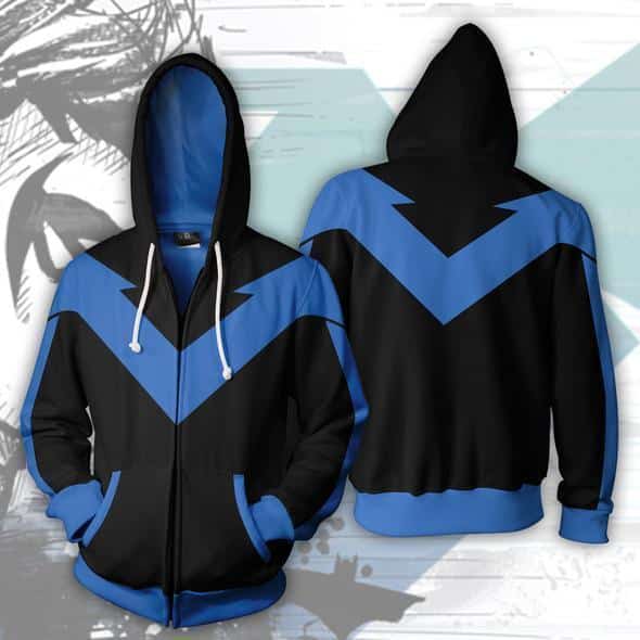 Blue NIGHTWING Hoodie Jacket