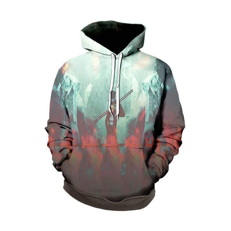 One Piece Abo Ice And Fire Elements - One Piece Hoodie - Pull Over Hoodie