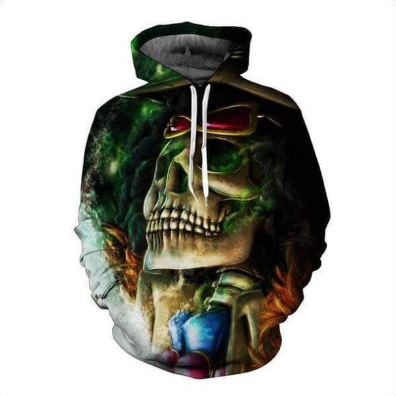 One Piece Hoodie - Brook Black 3D Hoodie Jacket