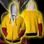 One Punch Man Saitama Zip Up Hoodie Jacket