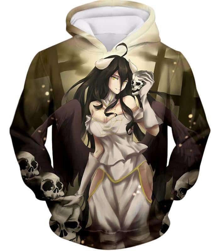 Overlord Beautiful Albedo Infatuated With Ainz Cool Promo Anime Graphic Hoodie