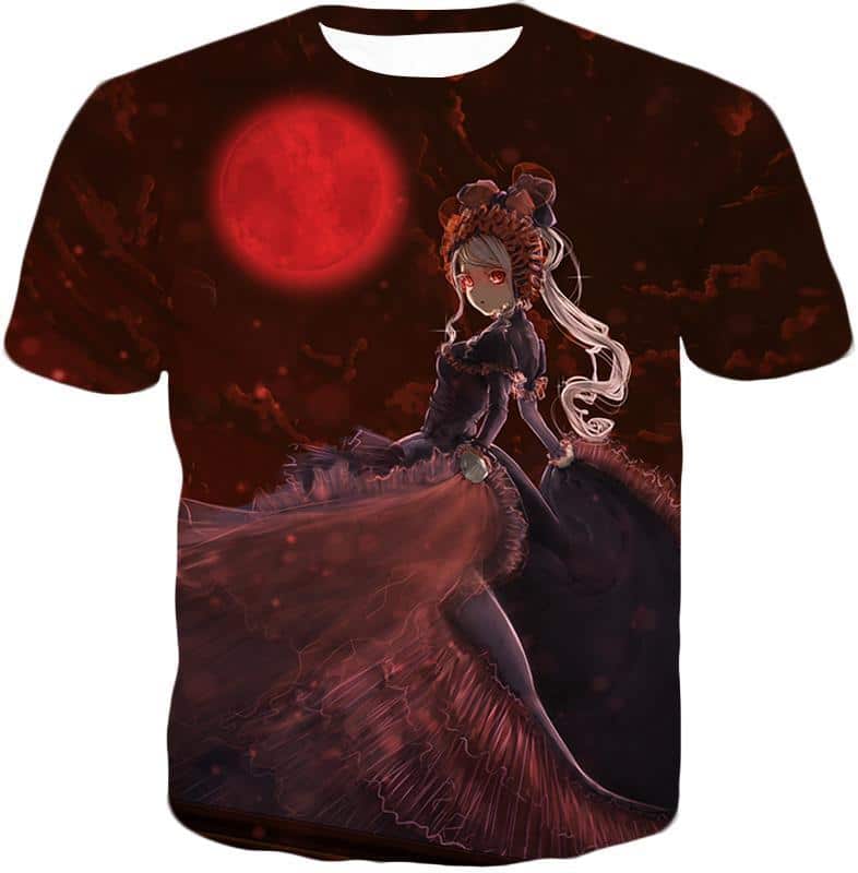 Overlord Three Floors Guardian True Vampire Shalltear Bloodfallen Cool Graphic Promo Hoodie - T-Shirt
