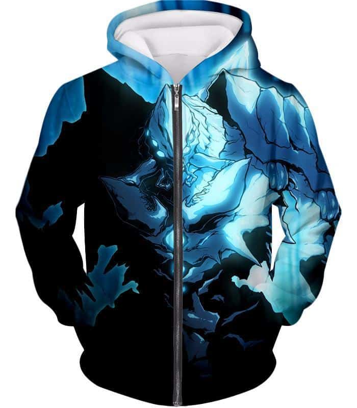 Overlord Ultimate Ruler Of The Frozen Glacier Cocytus Cool Anime Promo Zip Up Hoodie - Zip Up Hoodie