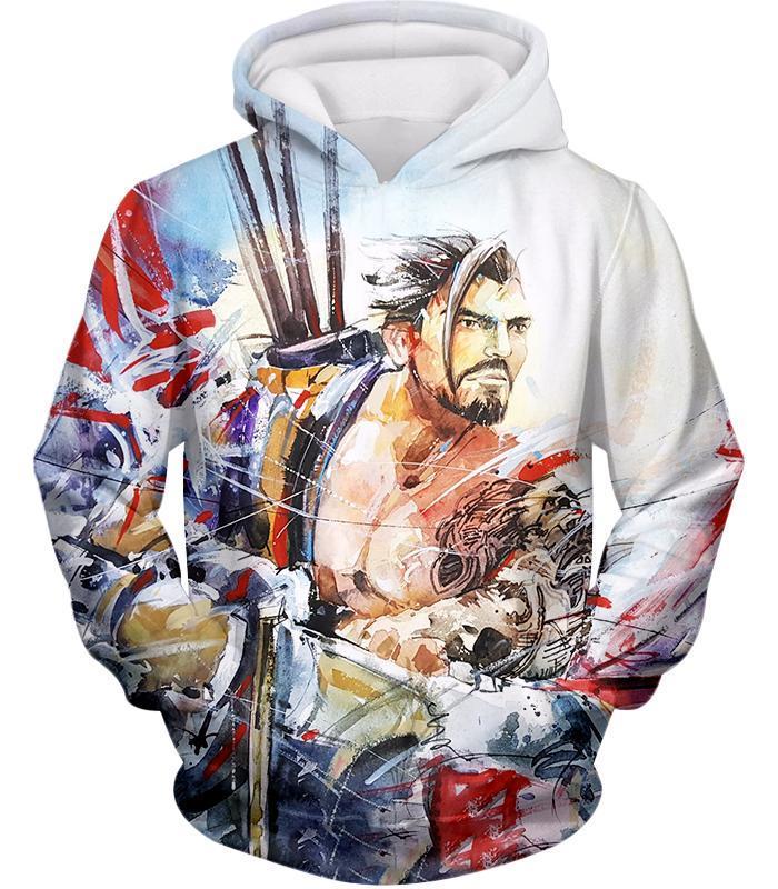 Overwatch Bow And Arrow Specialist Fighter Hanzo Hoodie - Overwatch Hoodie - Hoodie