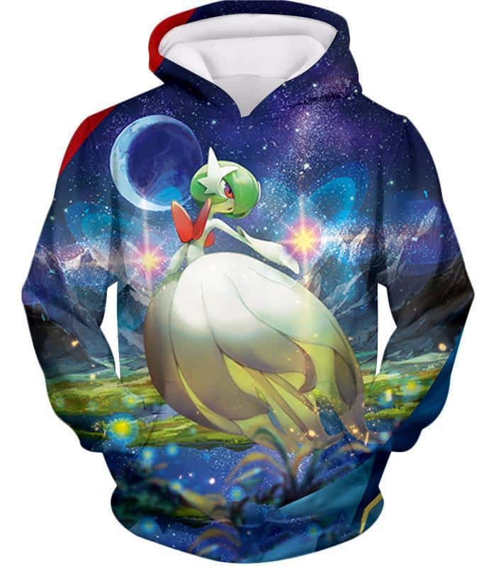 Pokemon Beautiful Psychic Fairy Pokemon Mega Gardevoir Hoodie