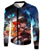 Pokemon Hoodie - Pokemon Very Cool Pokemon Trainer Bond Ash Ketchum And Pikachu HD Printed Hoodie - Jacket