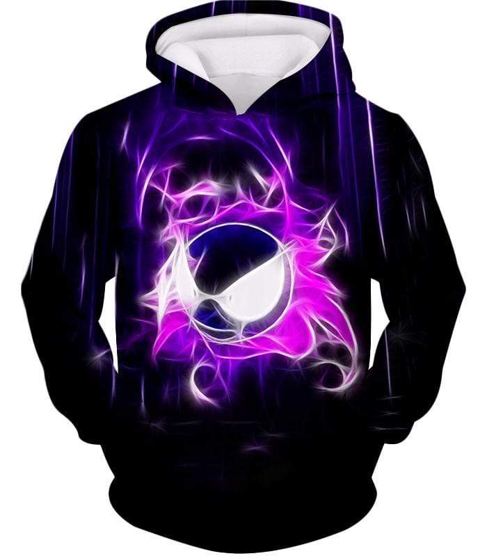 Pokemon Incredible Ghost Type Pokemon Ghastly Cool Black Hoodie ...