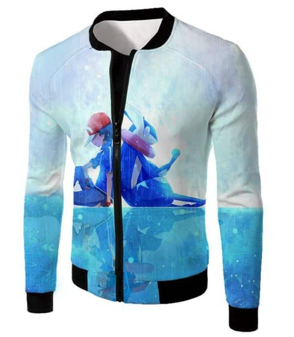 Pokemon Pokemon Promo Ash X Greninja Zip Up Hoodie - Jacket