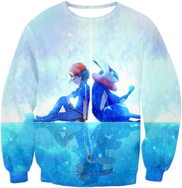 Pokemon Pokemon Promo Ash X Greninja Zip Up Hoodie - Sweatshirt