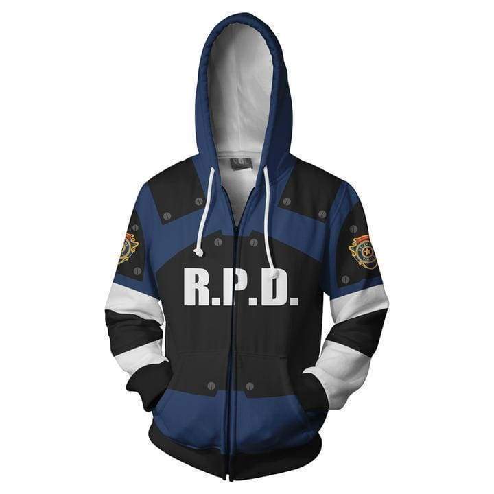 Resident Evil Leon Kennedy RPD Hoodie Jacket