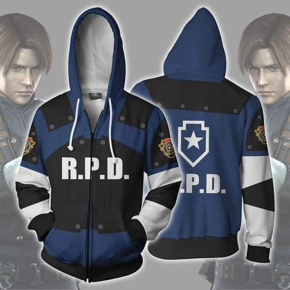 Resident Evil Leon Kennedy RPD Hoodie Jacket