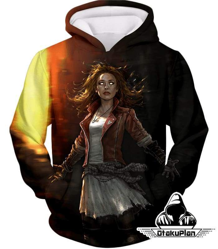 Hot Chaos Magic User Scarlet Witch 3D Action Hoodie