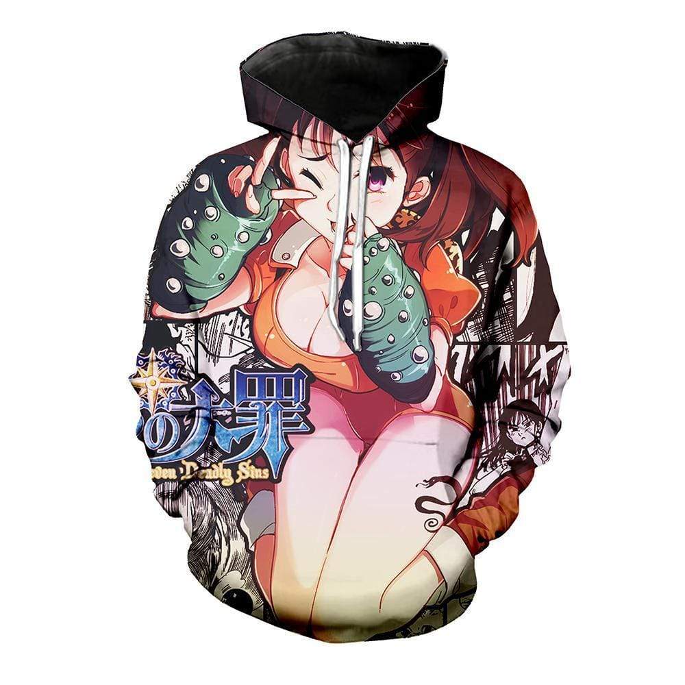 The Seven Deadly Sins Hoodie - Diane Multi-Image Hoodie