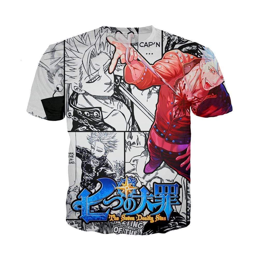 The Seven Deadly Sins T-Shirt - Ban Multi-Image Hoodie